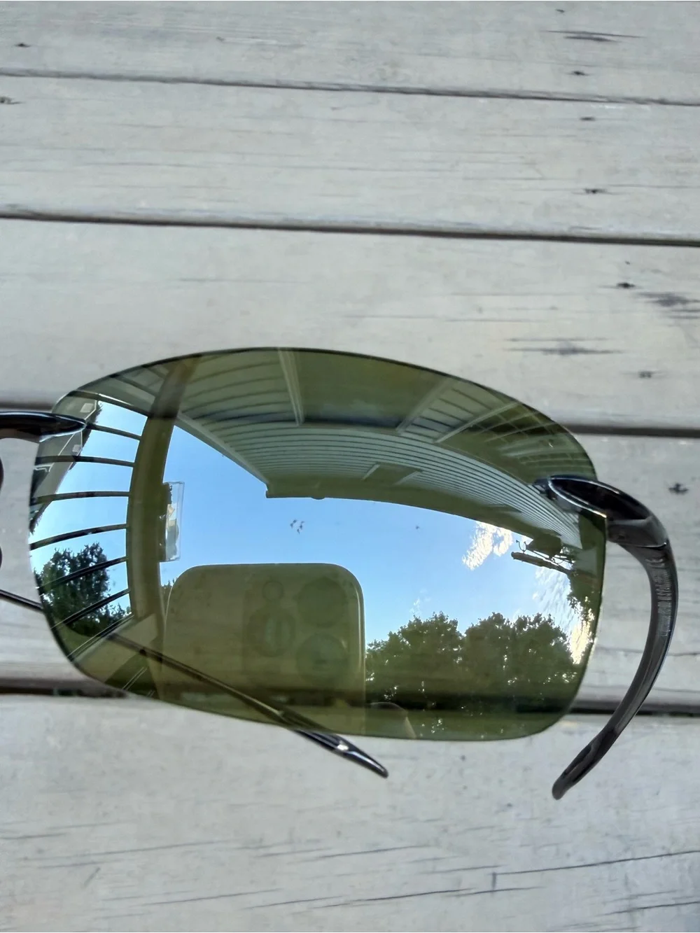 Maui Jim Lighthouse Polarized Rimless Sunglasses